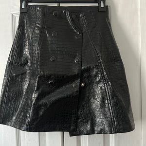 Zara leather skirt
